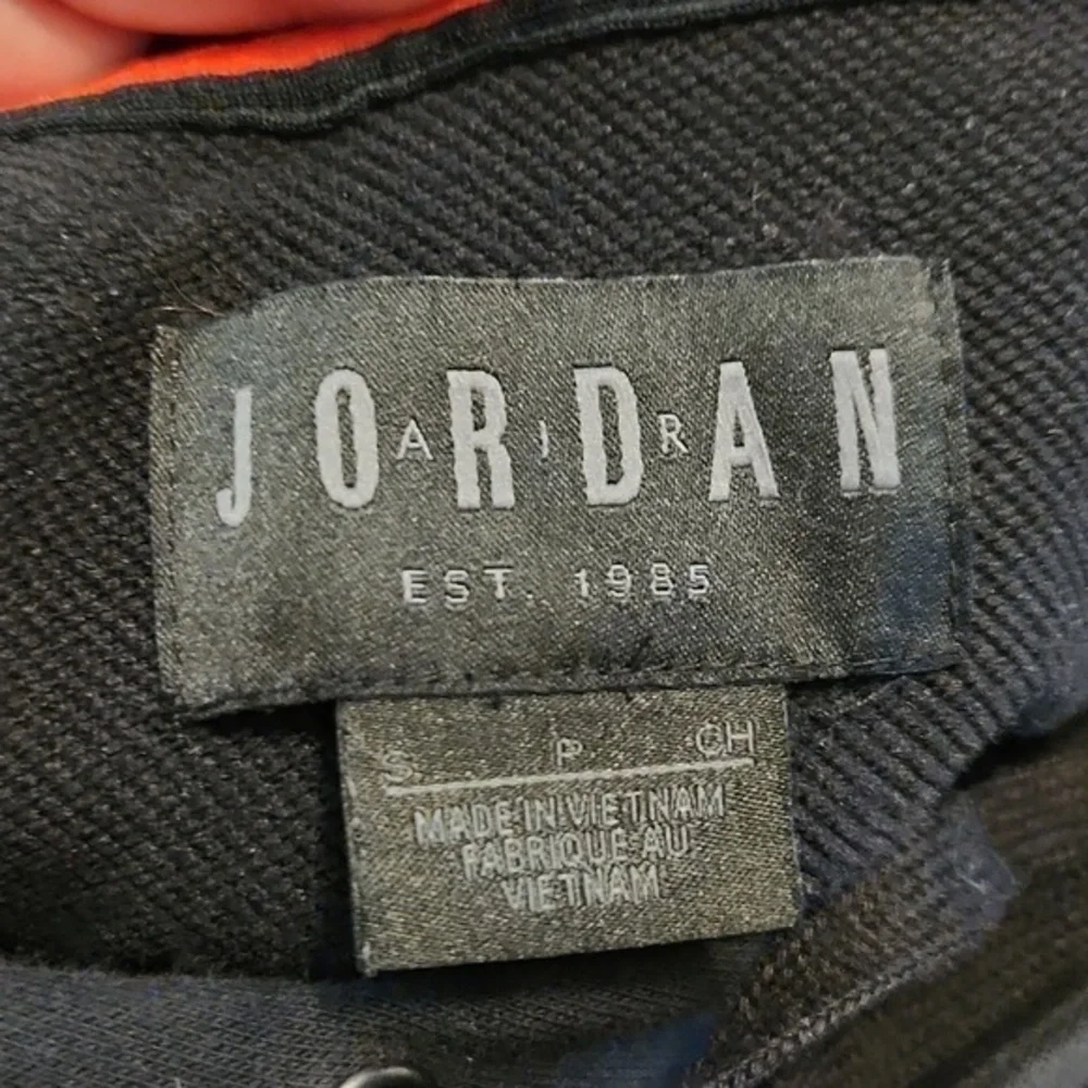 [Air Jordan] Black, White & Red Hoodie - Size S